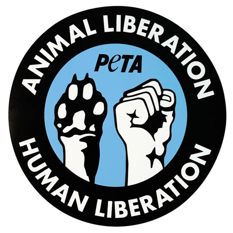 Animal/Human Liberation Bumper Sticker: PETA Literature