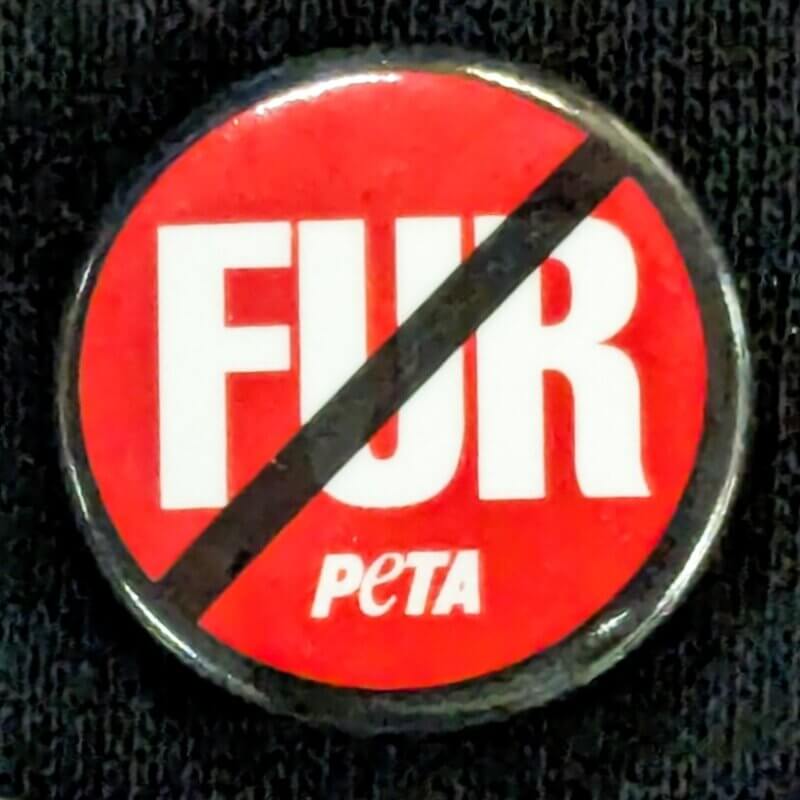 No Fur Button