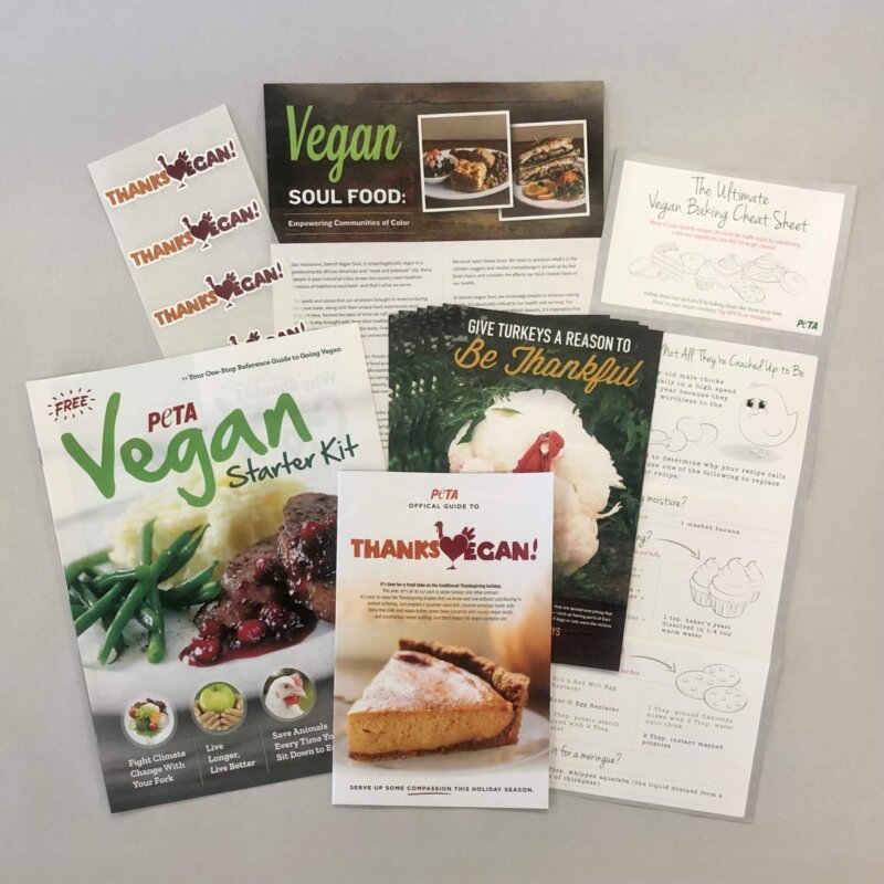 PETA Leaflets and Stickers