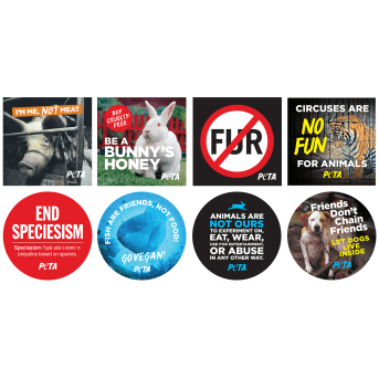 animal rights stickers