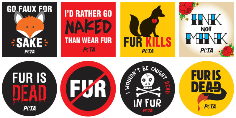 PETA Stickers