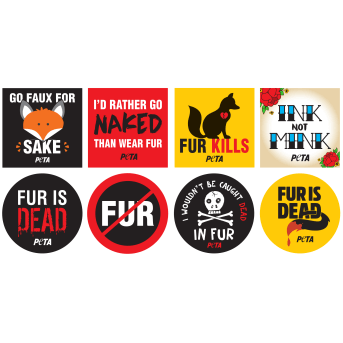 PETA Stickers