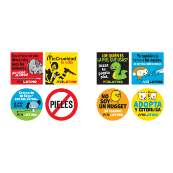 PETA Stickers