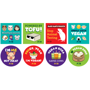 PETA Stickers