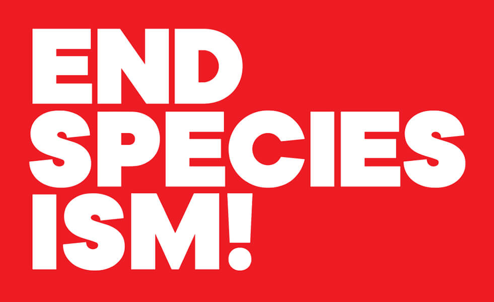 End Speciesism Leaflet Front